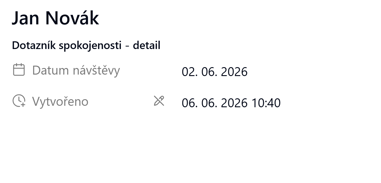 Záznam z Apexloop formuláře v databázi